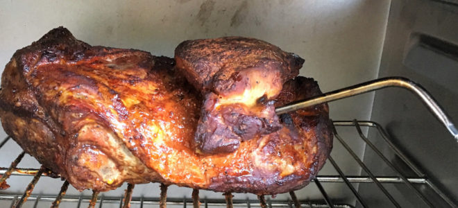 chicken on electric smoker
